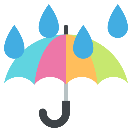 Umbrella with Rain Drops, the previous design