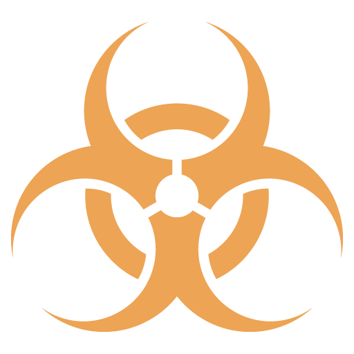 Biohazard as drawn by JoyPixels in 2.1