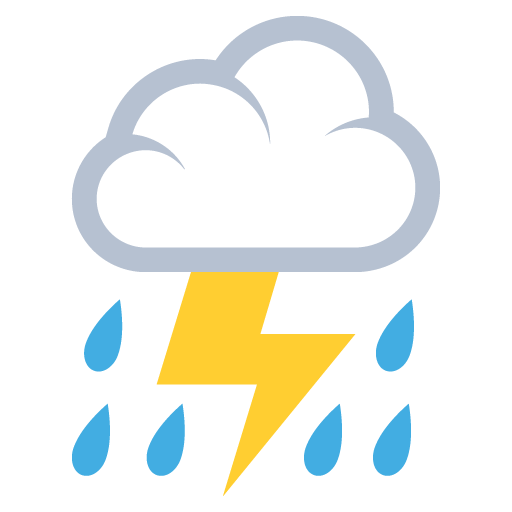 Cloud with Lightning and Rain, the previous design
