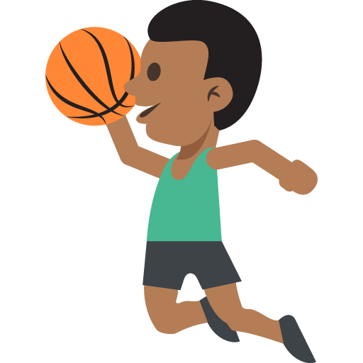 Person Bouncing Ball: Medium-Dark Skin Tone, the previous design