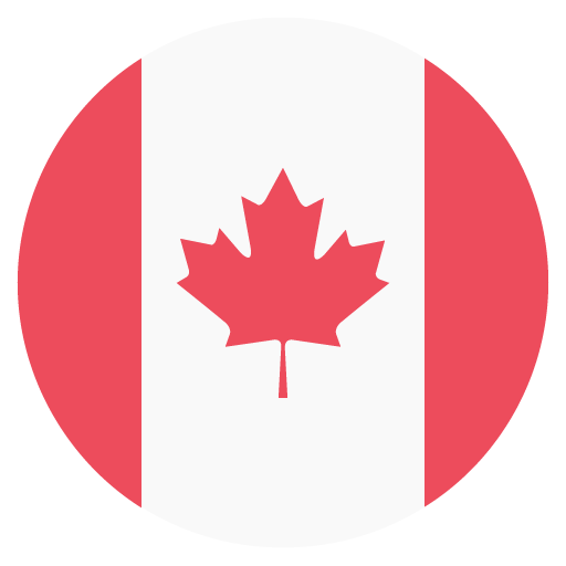 Flag: Canada as drawn by JoyPixels in 2.2.4