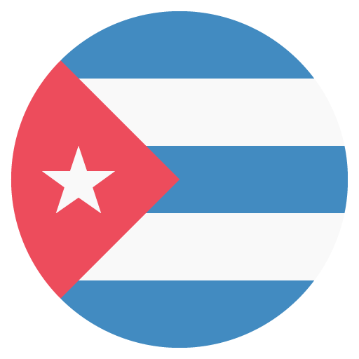 Flag: Cuba as drawn by JoyPixels in 2.2.4