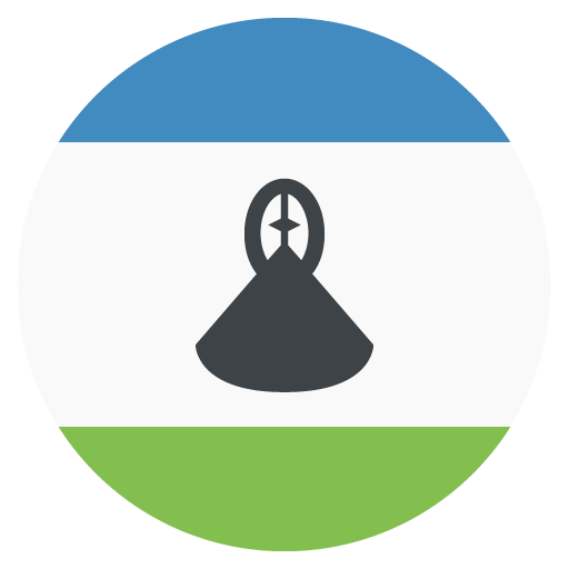 Flag: Lesotho as drawn by JoyPixels in 2.2.4