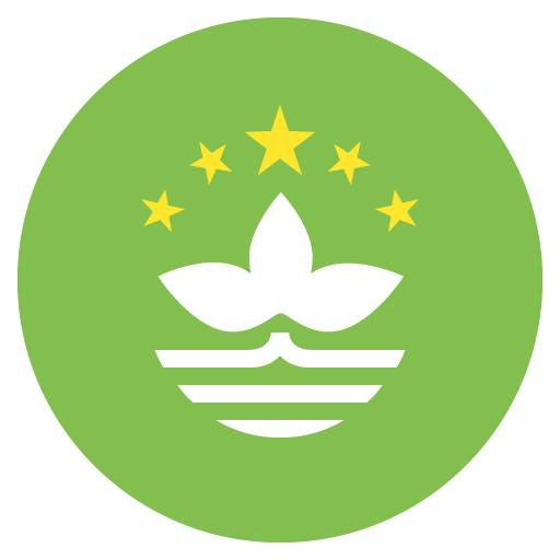 Flag: Macao SAR China as drawn by JoyPixels in 2.2.4