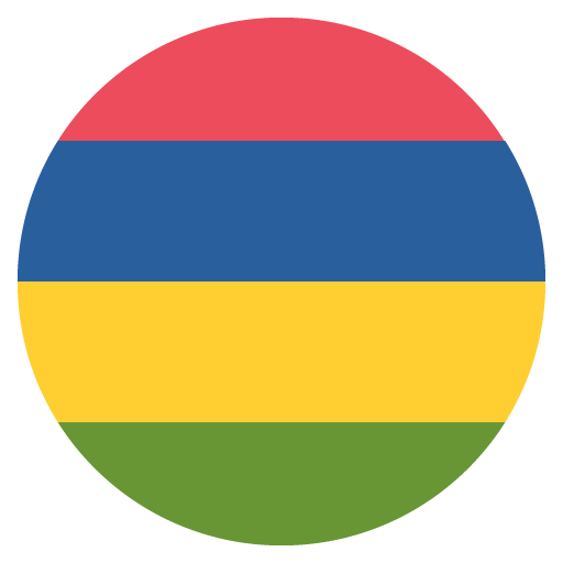 Flag: Mauritius as drawn by JoyPixels in 2.2.4
