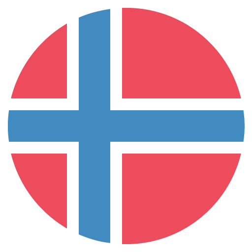 Flag: Norway as drawn by JoyPixels in 2.2.4