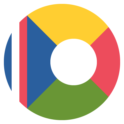Flag: Réunion as drawn by JoyPixels in 2.2.4
