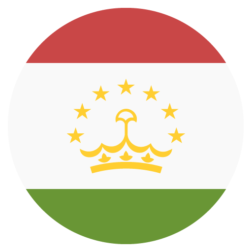 Flag: Tajikistan as drawn by JoyPixels in 2.2.4
