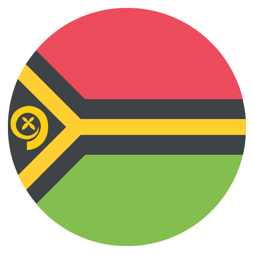 Flag: Vanuatu as drawn by JoyPixels in 2.2.4