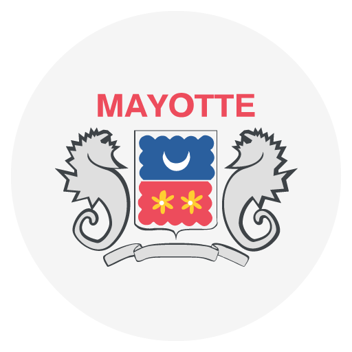 Flag: Mayotte as drawn by JoyPixels in 2.2.4
