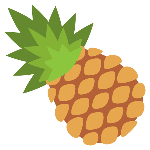 파인애플 as drawn by JoyPixels in 2.2.4