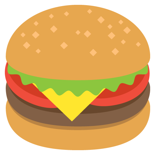 햄버거 as drawn by JoyPixels in 2.2.4