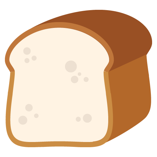 Pão as drawn by JoyPixels in 2.2.4