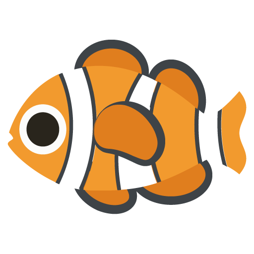 Tropical Fish as drawn by JoyPixels in 2.2.4