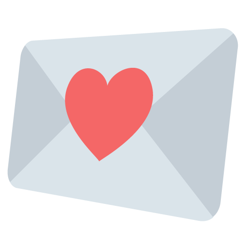 Love Letter as drawn by JoyPixels in 2.2.4