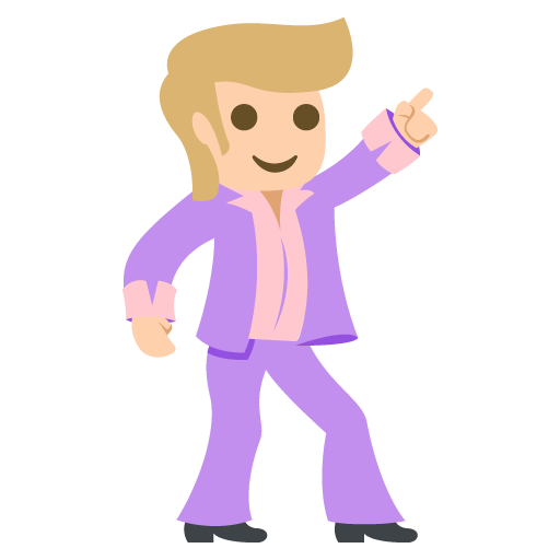 Man Dancing: Medium-Light Skin Tone, the design in this release