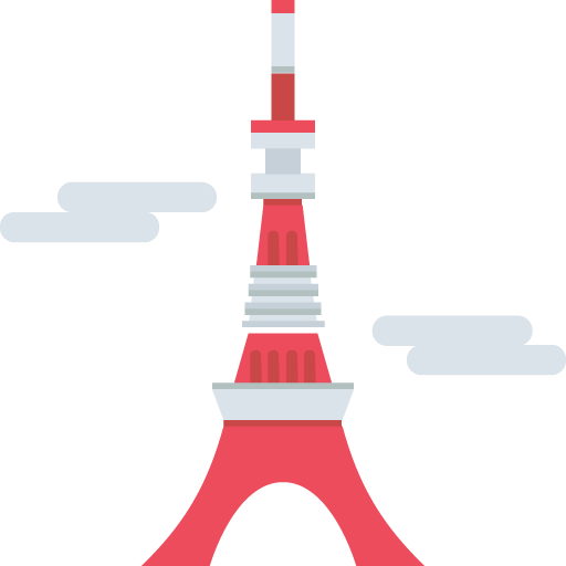 Torre De Tokio as drawn by JoyPixels in 2.2.4