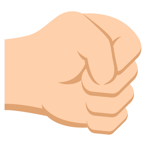 Right-Facing Fist: Medium-Light Skin Tone, the design in this release