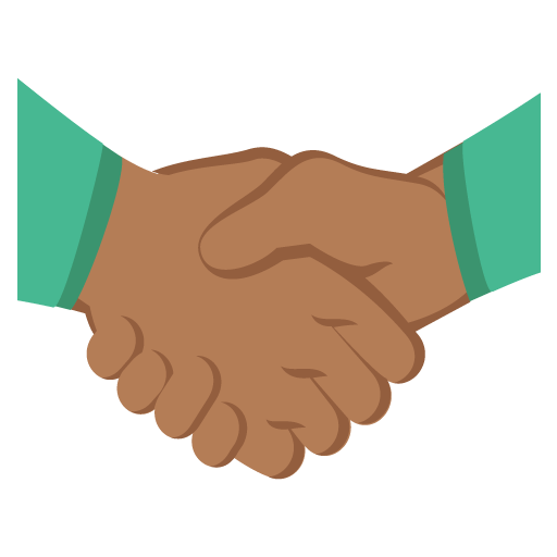 Handshake: Medium-Dark Skin Tone, the design in this release