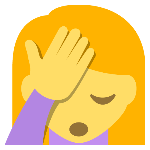 Person Facepalming, the design in this release