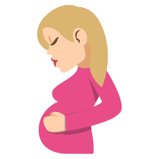 Pregnant Woman: Medium-Light Skin Tone, the design in this release