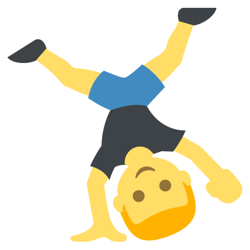 Person Cartwheeling, the design in this release