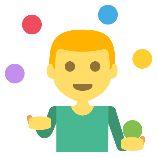 Person Juggling, the design in this release