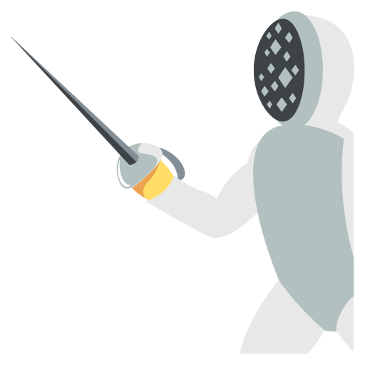 Person Fencing, the design in this release