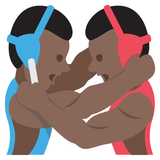 People Wrestling: Dark Skin Tone, the design in this release