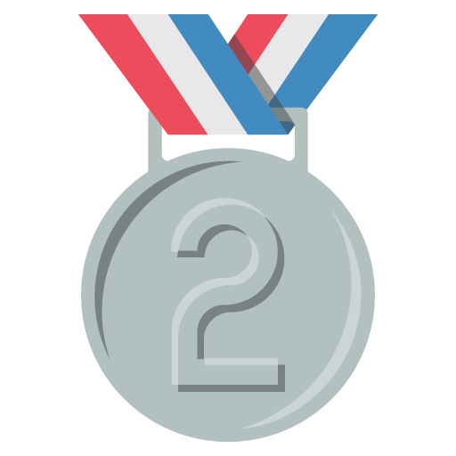 2nd Place Medal, the design in this release