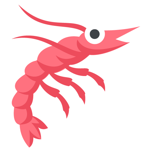 Shrimp, the design in this release