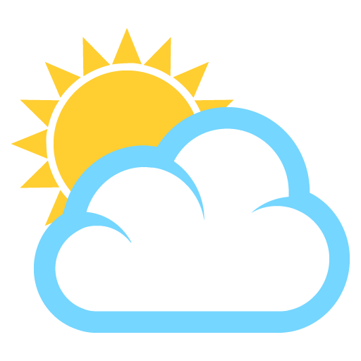 Sonne Hinter Wolke as drawn by JoyPixels in 2.2.4
