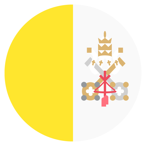 Flag: Vatican City as drawn by JoyPixels in 2.2.5