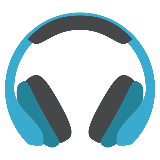 Headphone as drawn by JoyPixels in 2.2.5