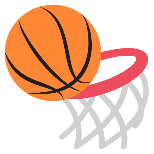 Basketball as drawn by JoyPixels in 2.2.5