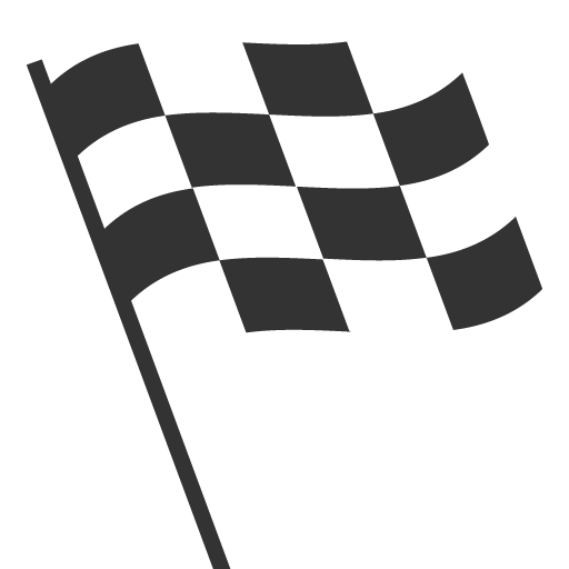 Chequered Flag as drawn by JoyPixels in 2.2.5