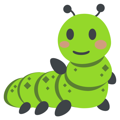 Bug as drawn by JoyPixels in 2.2.5