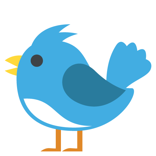Bird as drawn by JoyPixels in 2.2.5