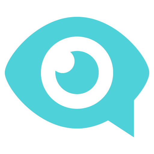 Eye in Speech Bubble, the previous design