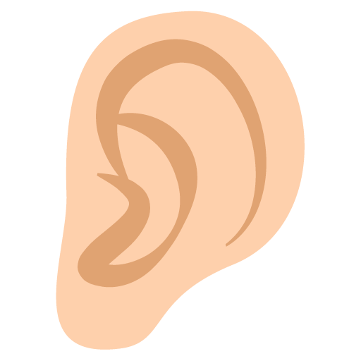 Ear: Medium-Light Skin Tone, the previous design