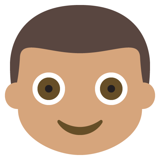 Boy: Medium Skin Tone, the previous design