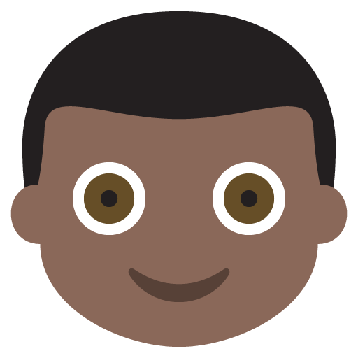 Boy: Dark Skin Tone, the previous design