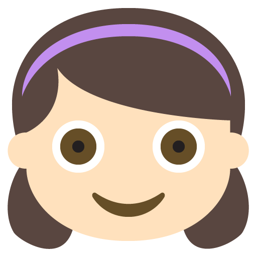 Girl: Light Skin Tone, the previous design
