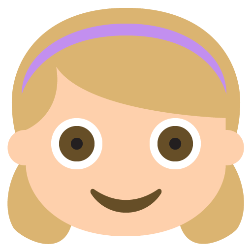 Girl: Medium-Light Skin Tone, the previous design