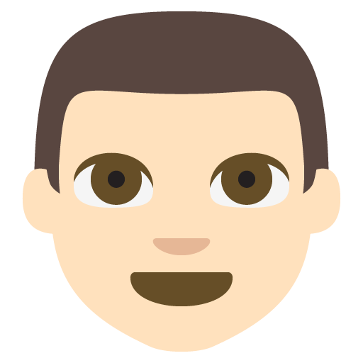 Man: Light Skin Tone, the previous design