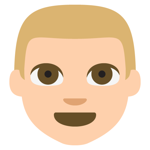 Man: Medium-Light Skin Tone, the previous design