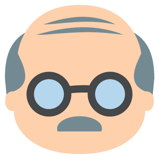 Old Man: Medium-Light Skin Tone, the previous design