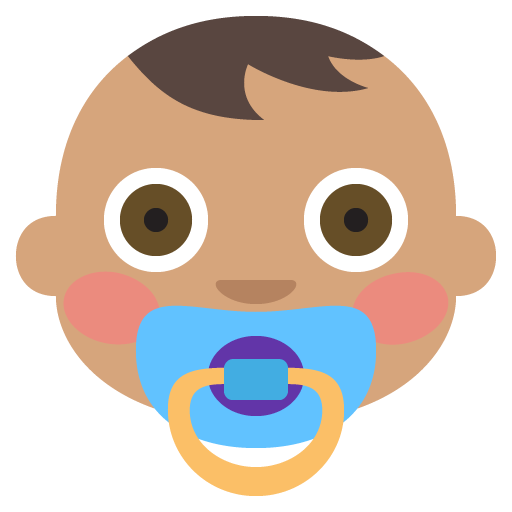 Baby: Medium Skin Tone, the previous design