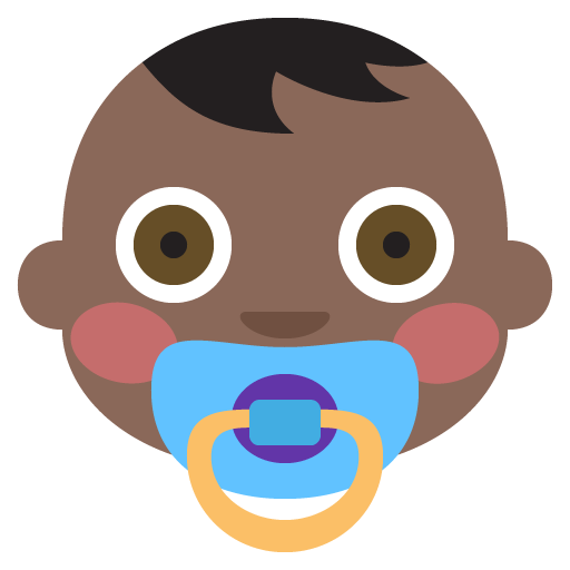 Baby: Dark Skin Tone, the previous design