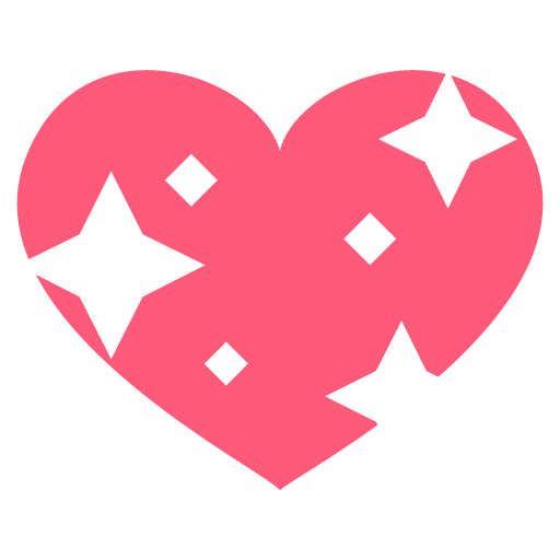 Sparkling Heart, the previous design